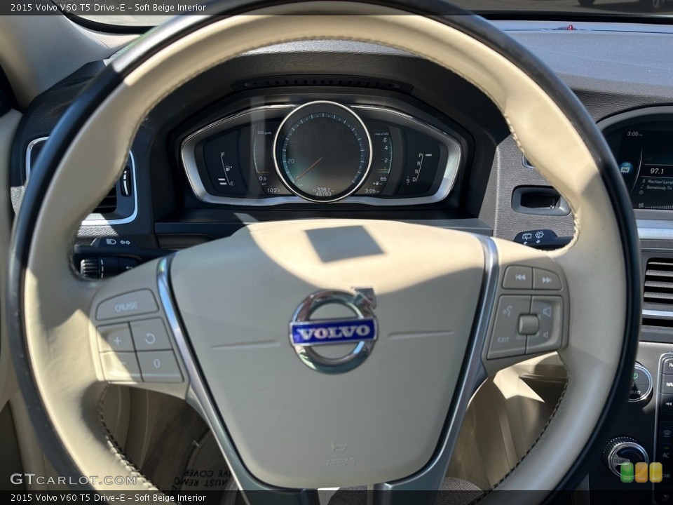 Soft Beige Interior Steering Wheel for the 2015 Volvo V60 T5 Drive-E #146312276