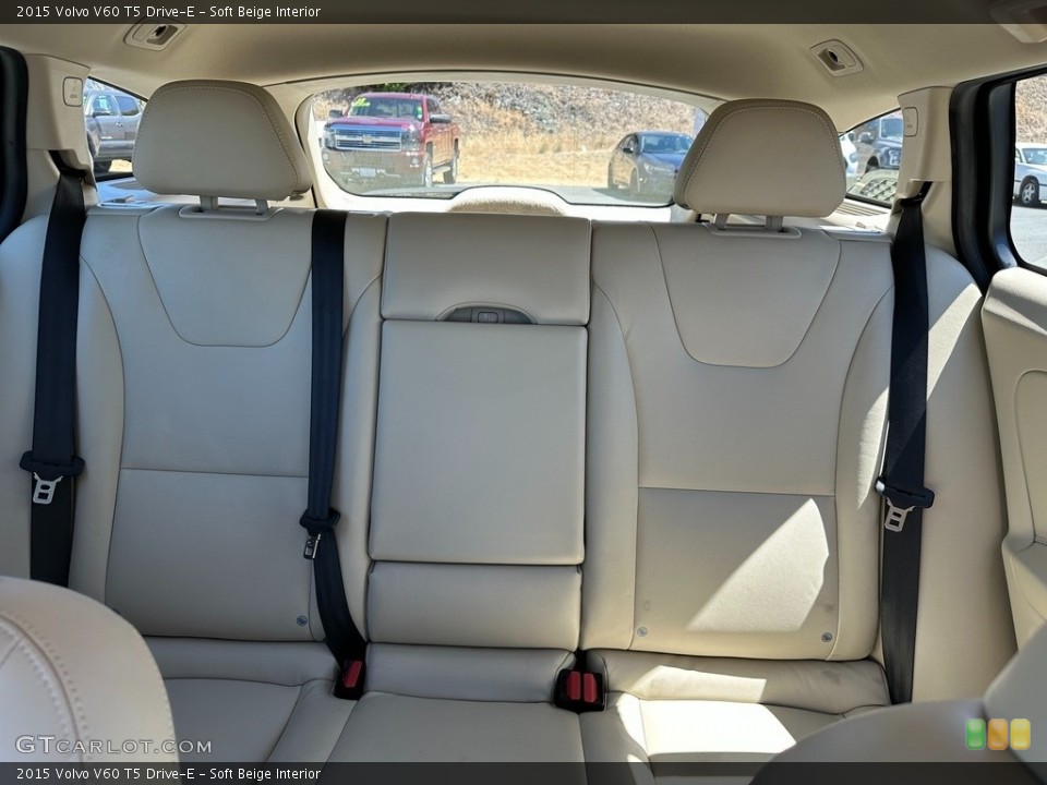 Soft Beige Interior Rear Seat for the 2015 Volvo V60 T5 Drive-E #146312396