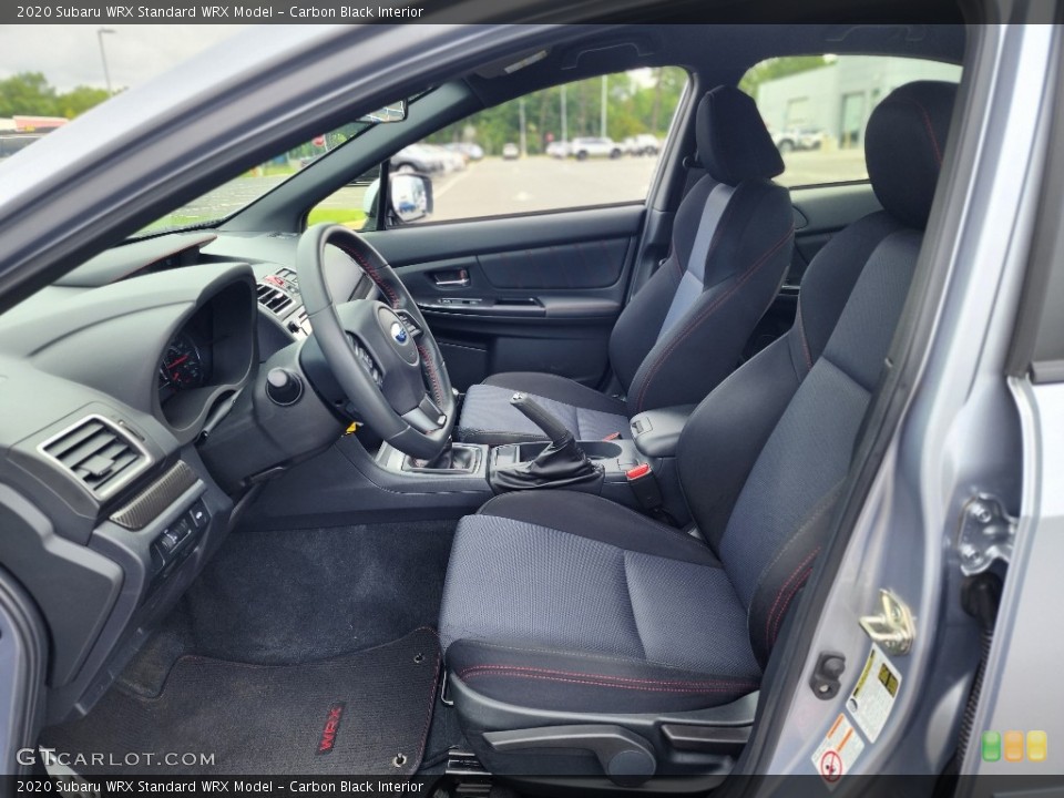 Carbon Black Interior Photo for the 2020 Subaru WRX  #146312528
