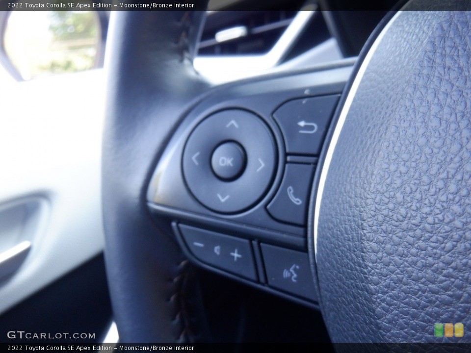 Moonstone/Bronze Interior Steering Wheel for the 2022 Toyota Corolla SE Apex Edition #146313319