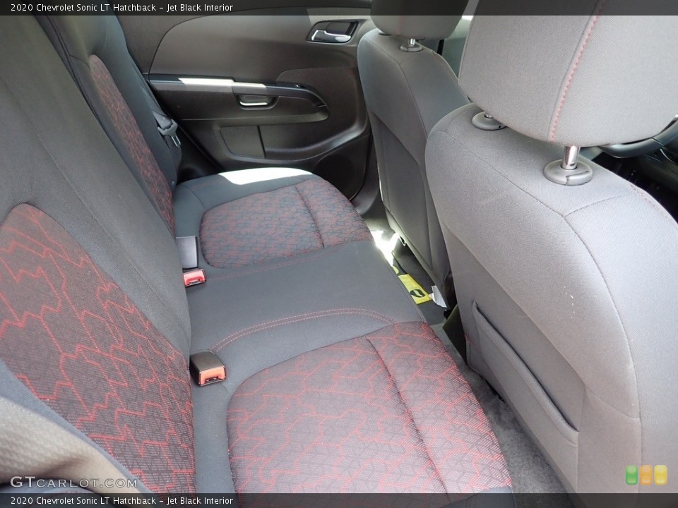 Jet Black Interior Rear Seat for the 2020 Chevrolet Sonic LT Hatchback #146313333