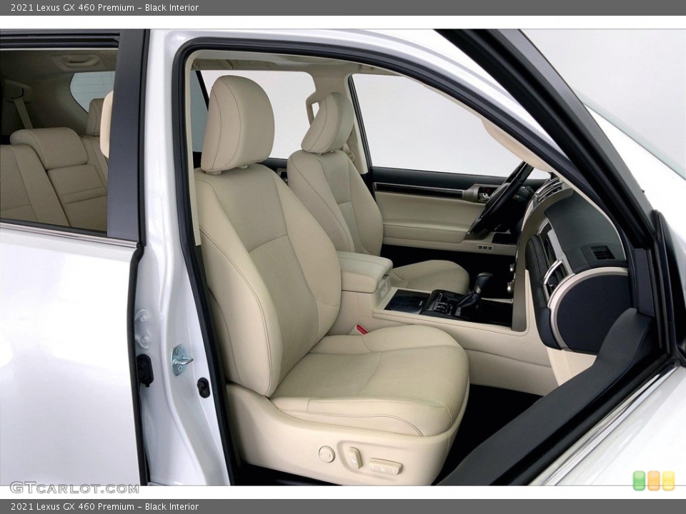 Black Interior Front Seat for the 2021 Lexus GX 460 Premium #146313334
