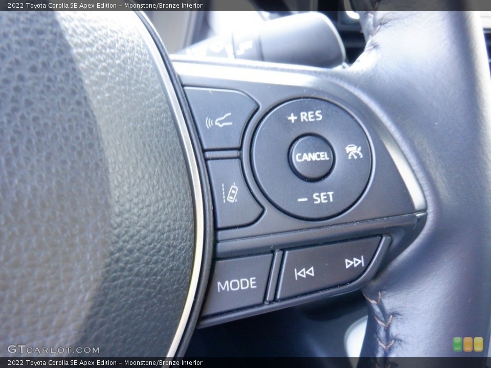 Moonstone/Bronze Interior Steering Wheel for the 2022 Toyota Corolla SE Apex Edition #146313347