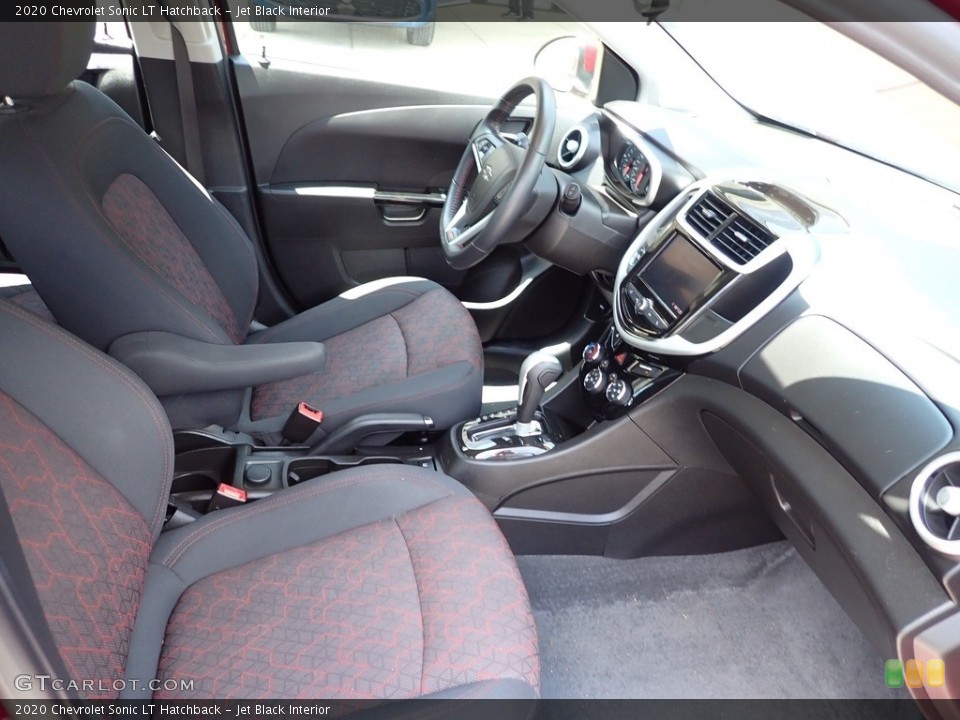 Jet Black Interior Front Seat for the 2020 Chevrolet Sonic LT Hatchback #146313392