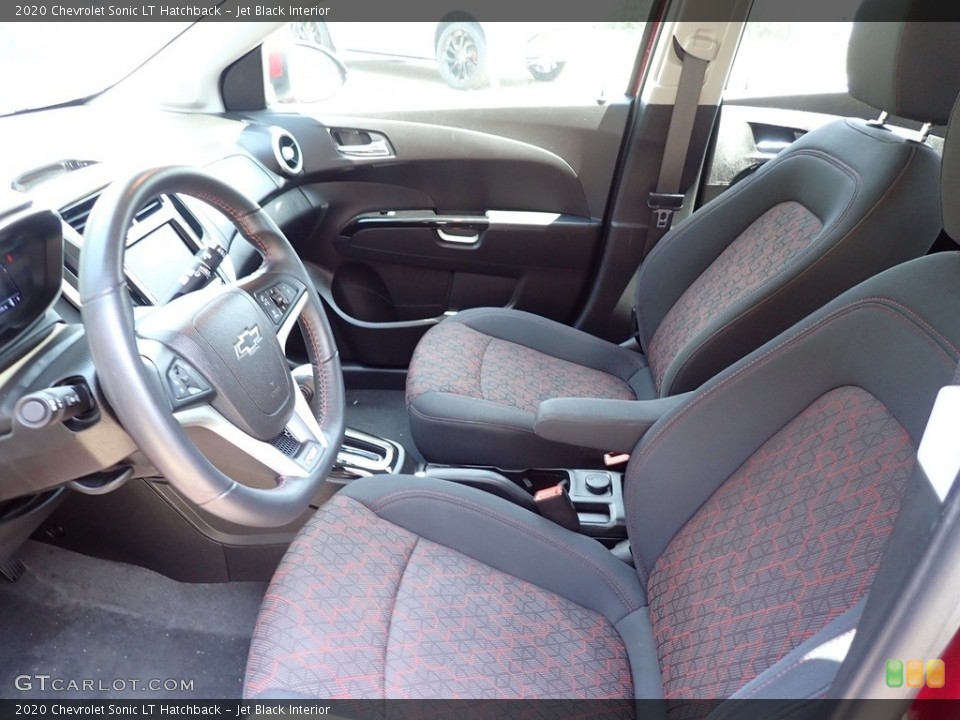Jet Black Interior Front Seat for the 2020 Chevrolet Sonic LT Hatchback #146313437