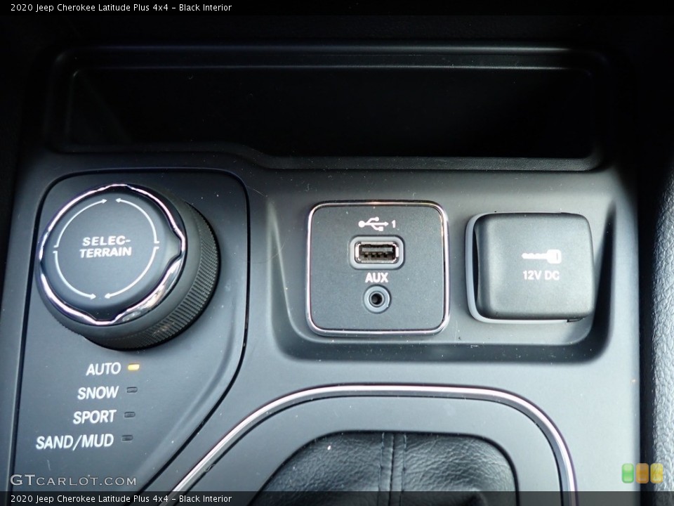 Black Interior Controls for the 2020 Jeep Cherokee Latitude Plus 4x4 #146313446