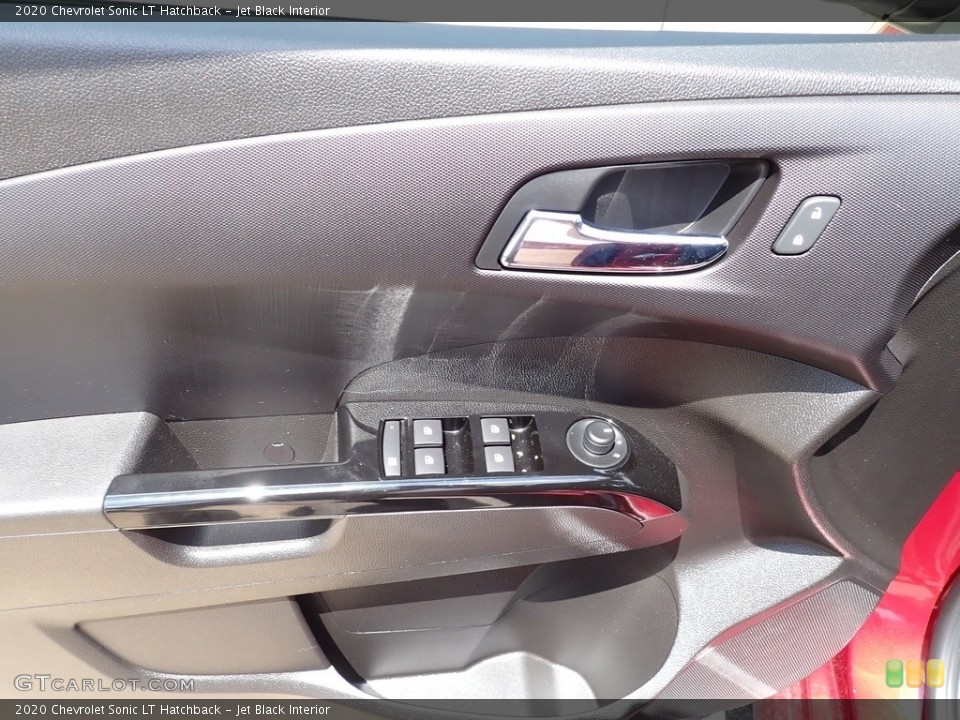 Jet Black Interior Door Panel for the 2020 Chevrolet Sonic LT Hatchback #146313458