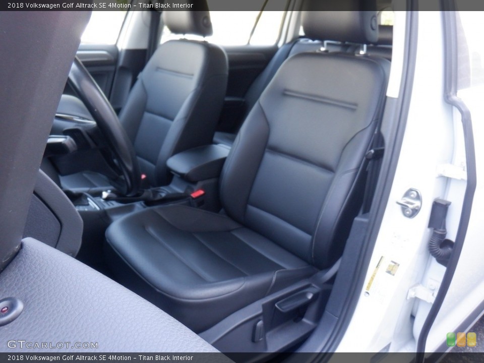 Titan Black Interior Front Seat for the 2018 Volkswagen Golf Alltrack SE 4Motion #146313476