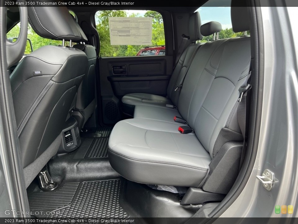 Diesel Gray/Black Interior Rear Seat for the 2023 Ram 3500 Tradesman Crew Cab 4x4 #146313532