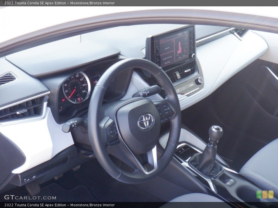 Moonstone/Bronze Interior Dashboard for the 2022 Toyota Corolla SE Apex Edition #146313568