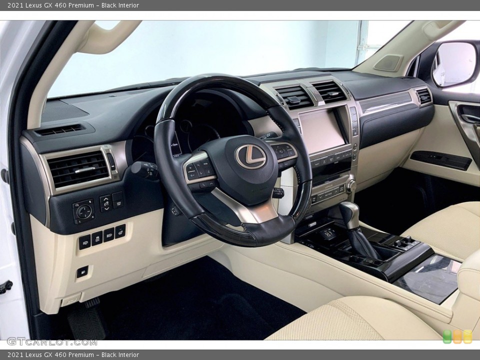 Black Interior Dashboard for the 2021 Lexus GX 460 Premium #146313572