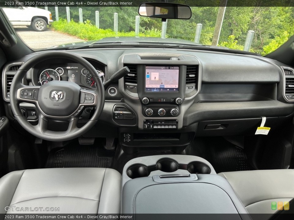 Diesel Gray/Black Interior Dashboard for the 2023 Ram 3500 Tradesman Crew Cab 4x4 #146313629