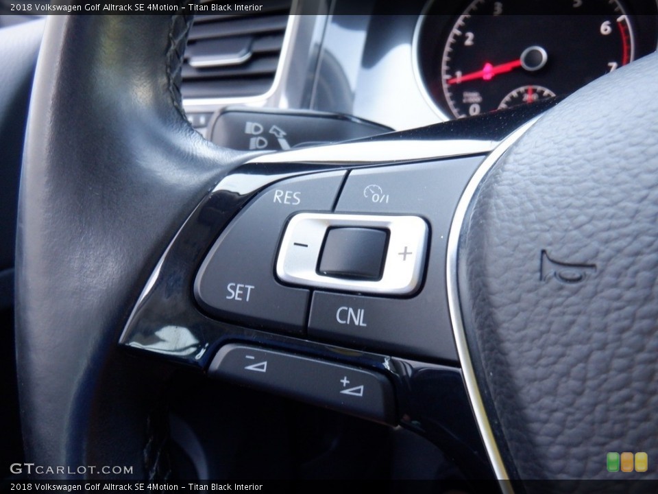 Titan Black Interior Steering Wheel for the 2018 Volkswagen Golf Alltrack SE 4Motion #146313632