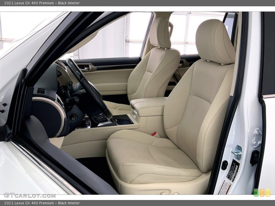 Black Interior Front Seat for the 2021 Lexus GX 460 Premium #146313668