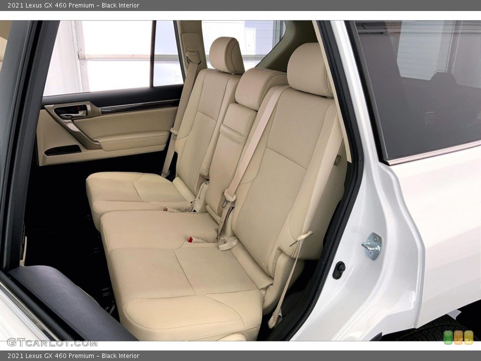 Black Interior Rear Seat for the 2021 Lexus GX 460 Premium #146313704