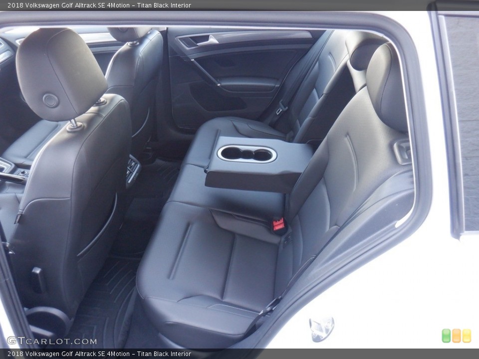 Titan Black Interior Rear Seat for the 2018 Volkswagen Golf Alltrack SE 4Motion #146313734