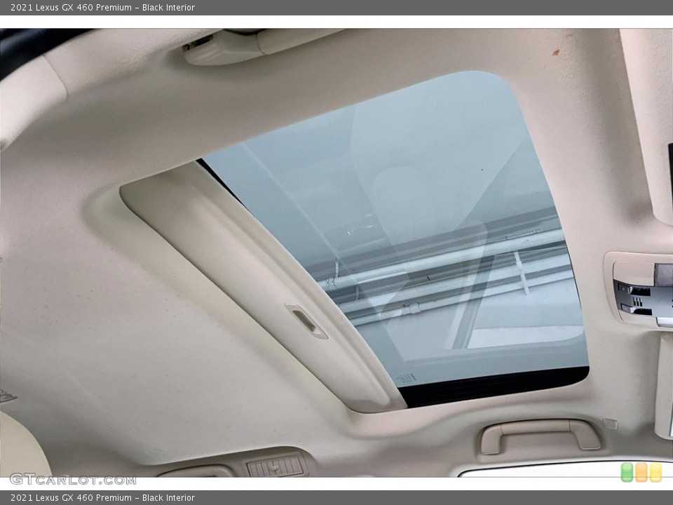 Black Interior Sunroof for the 2021 Lexus GX 460 Premium #146313811