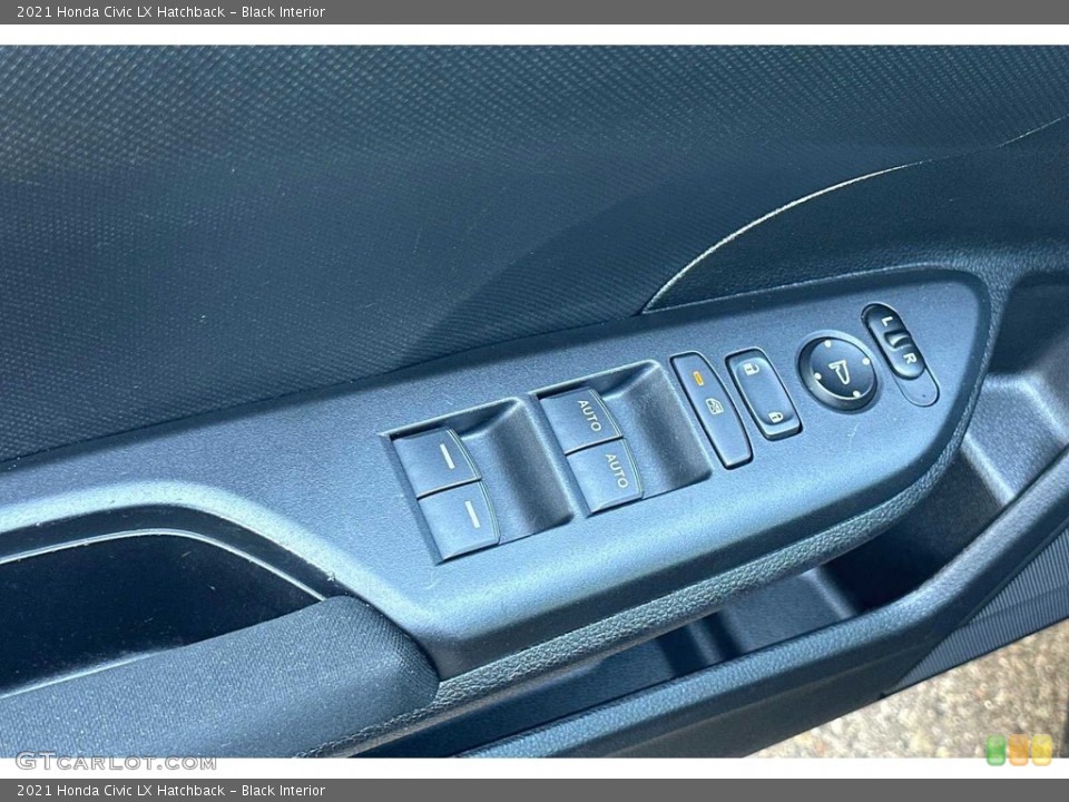 Black Interior Door Panel for the 2021 Honda Civic LX Hatchback #146314145