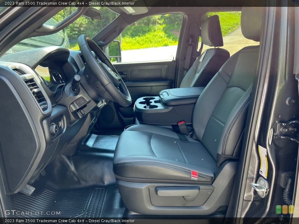 Diesel Gray/Black 2023 Ram 3500 Interiors