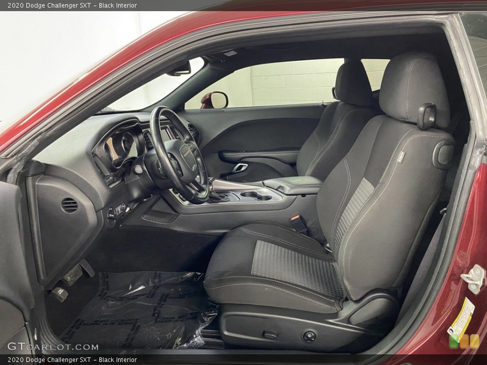 Black Interior Front Seat for the 2020 Dodge Challenger SXT #146314829