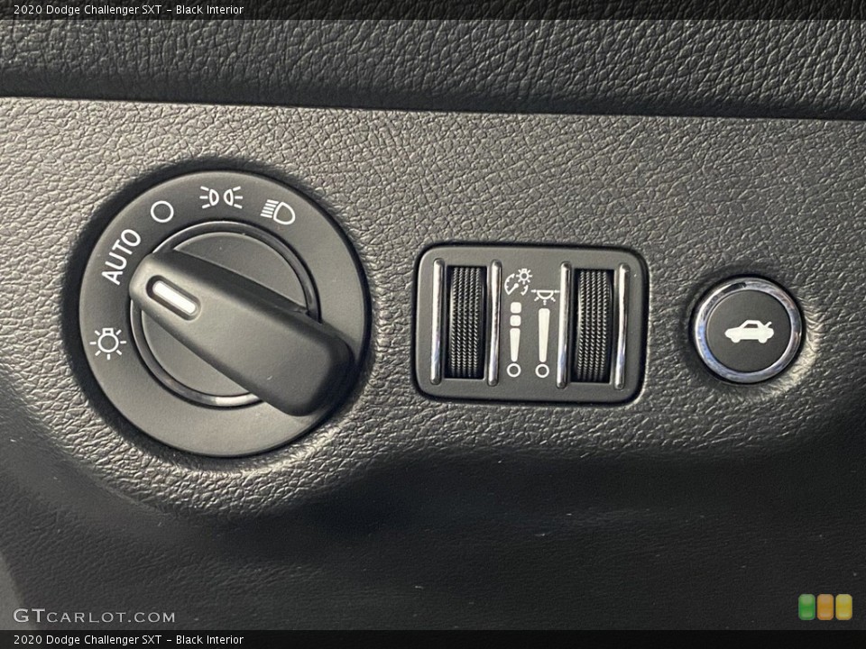 Black Interior Controls for the 2020 Dodge Challenger SXT #146314931