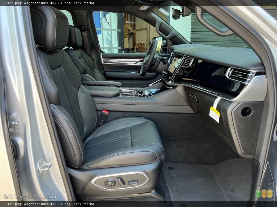 Global Black Interior Front Seat for the 2023 Jeep Wagoneer Base 4x4 #146315084