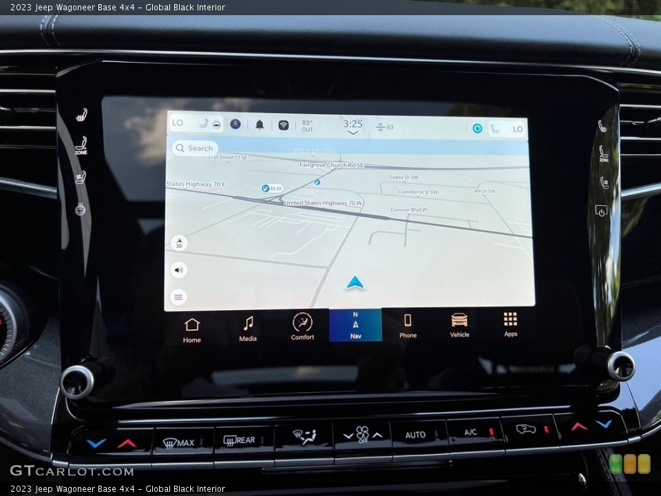 Global Black Interior Navigation for the 2023 Jeep Wagoneer Base 4x4 #146315234