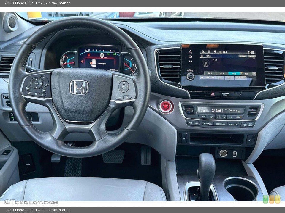 Gray Interior Dashboard for the 2020 Honda Pilot EX-L #146315771