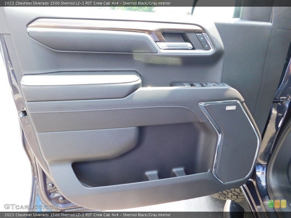 Sherrod Black/Gray Interior Door Panel for the 2023 Chevrolet Silverado 1500 Sherrod LZ-1 RST Crew Cab 4x4 #146315903