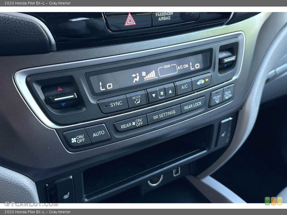 Gray Interior Controls for the 2020 Honda Pilot EX-L #146315921