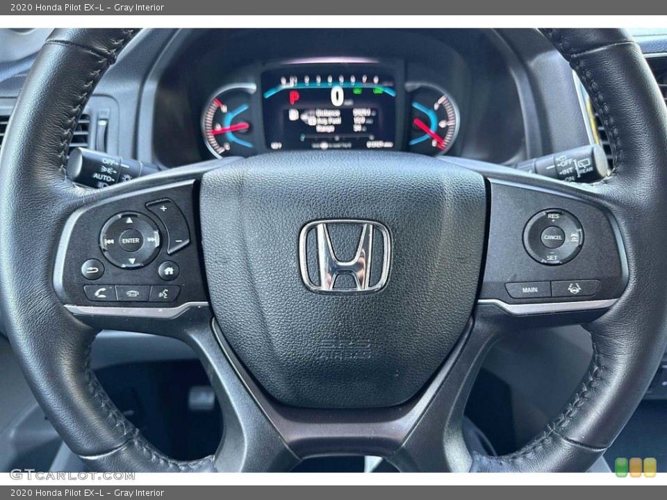 Gray Interior Steering Wheel for the 2020 Honda Pilot EX-L #146315993