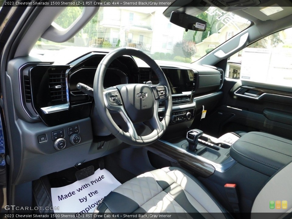 Sherrod Black/Gray 2023 Chevrolet Silverado 1500 Interiors