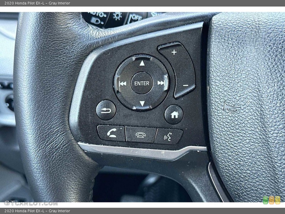 Gray Interior Steering Wheel for the 2020 Honda Pilot EX-L #146316011
