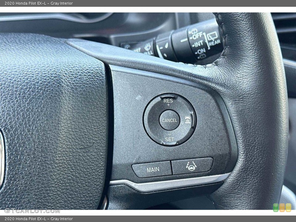 Gray Interior Steering Wheel for the 2020 Honda Pilot EX-L #146316032