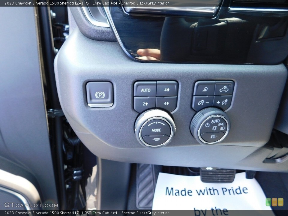 Sherrod Black/Gray Interior Controls for the 2023 Chevrolet Silverado 1500 Sherrod LZ-1 RST Crew Cab 4x4 #146316053