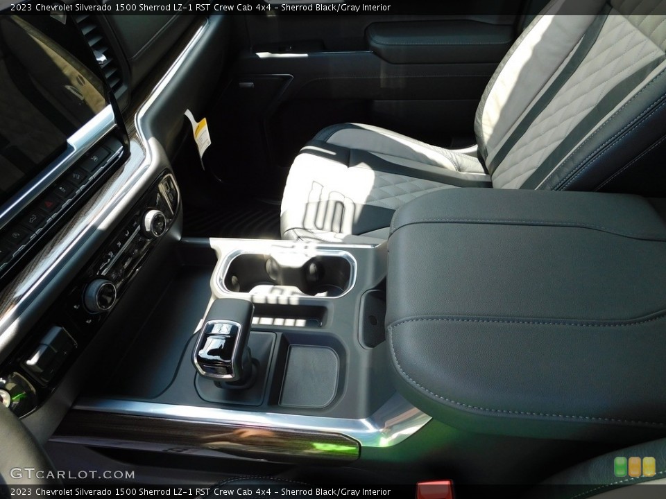 Sherrod Black/Gray Interior Transmission for the 2023 Chevrolet Silverado 1500 Sherrod LZ-1 RST Crew Cab 4x4 #146316086