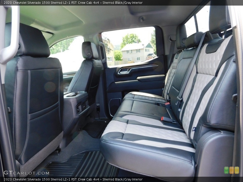 Sherrod Black/Gray Interior Rear Seat for the 2023 Chevrolet Silverado 1500 Sherrod LZ-1 RST Crew Cab 4x4 #146316275