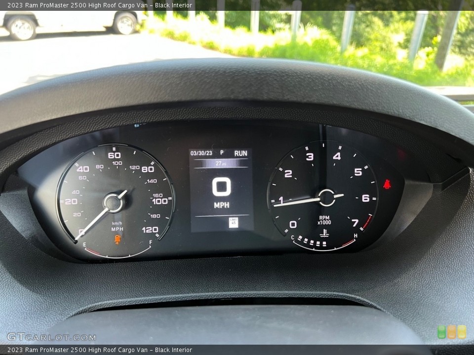 Black Interior Gauges for the 2023 Ram ProMaster 2500 High Roof Cargo Van #146316611