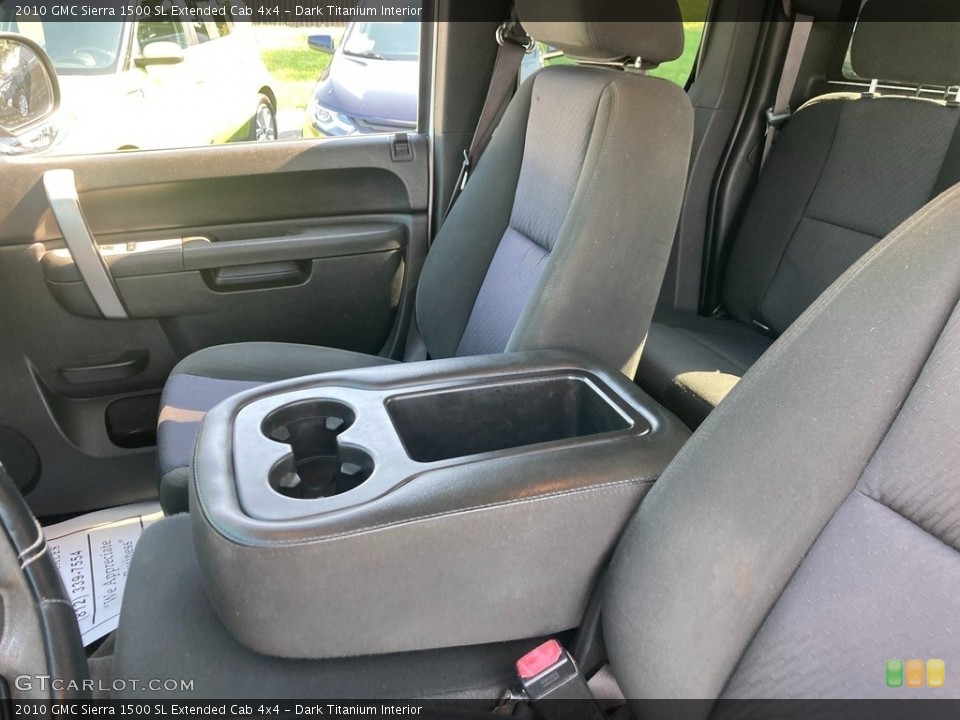 Dark Titanium Interior Front Seat for the 2010 GMC Sierra 1500 SL Extended Cab 4x4 #146316671