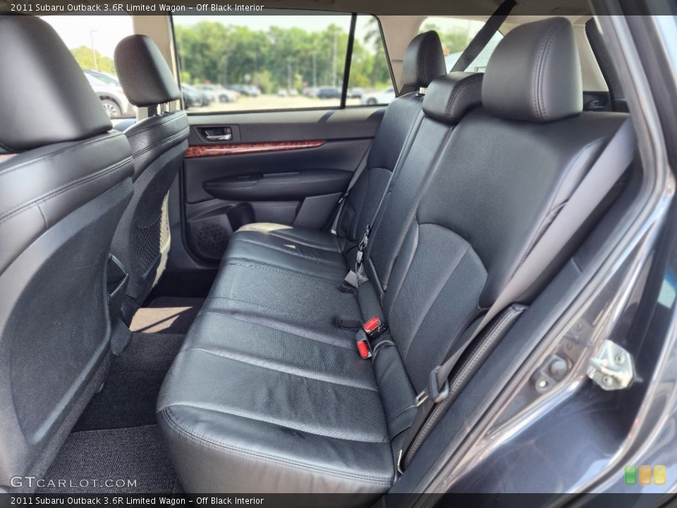 Off Black Interior Rear Seat for the 2011 Subaru Outback 3.6R Limited Wagon #146317079