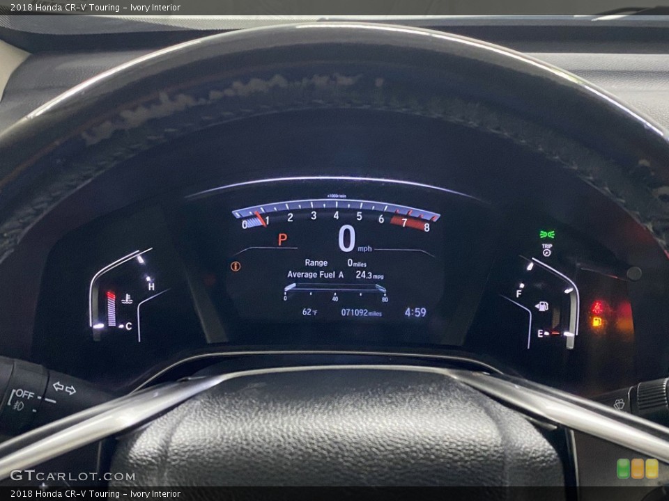 Ivory Interior Gauges for the 2018 Honda CR-V Touring #146317403