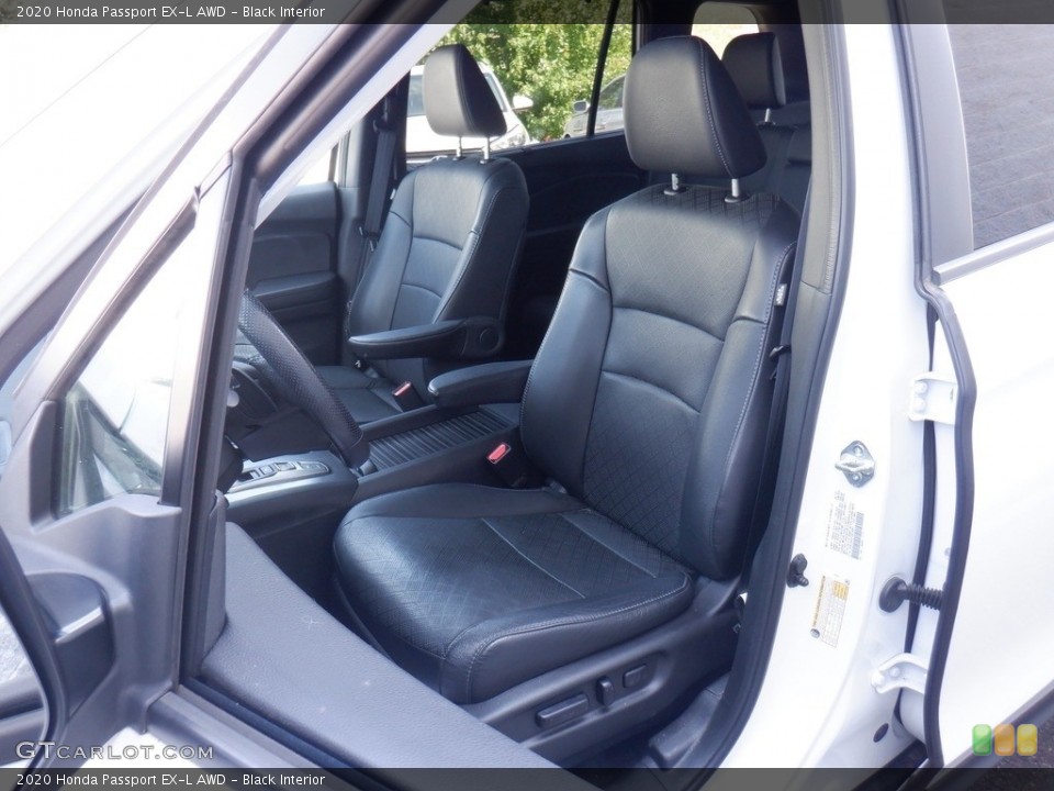 Black Interior Front Seat for the 2020 Honda Passport EX-L AWD #146317574