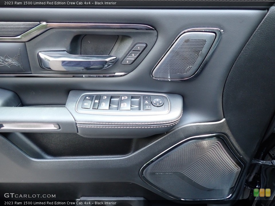 Black Interior Door Panel for the 2023 Ram 1500 Limited Red Edition Crew Cab 4x4 #146317982