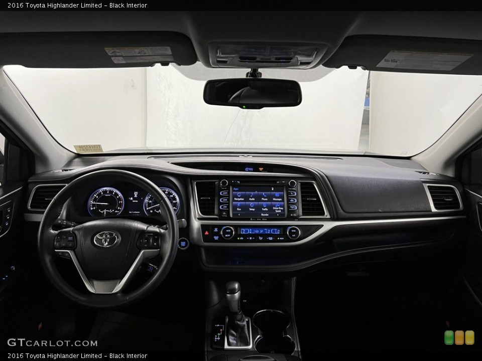 Black Interior Dashboard for the 2016 Toyota Highlander Limited #146318330