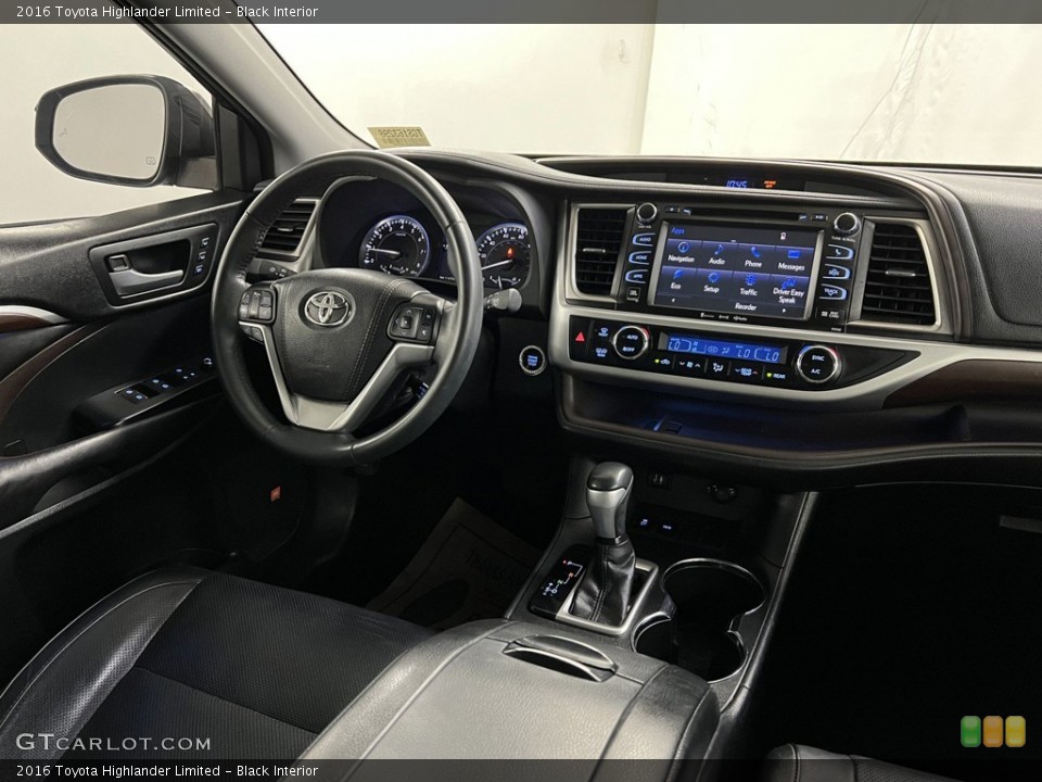 Black Interior Dashboard for the 2016 Toyota Highlander Limited #146318354