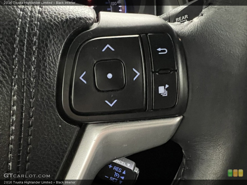 Black Interior Steering Wheel for the 2016 Toyota Highlander Limited #146318396