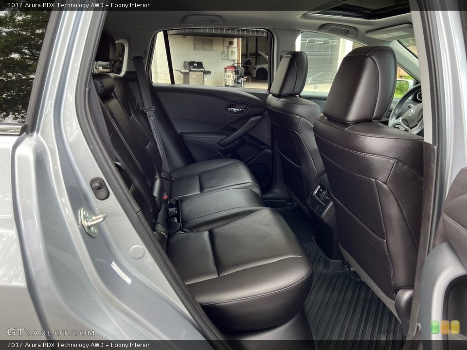 Ebony Interior Rear Seat for the 2017 Acura RDX Technology AWD #146318684
