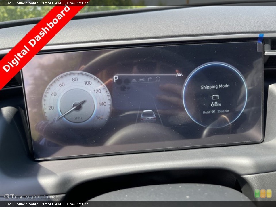 Gray Interior Gauges for the 2024 Hyundai Santa Cruz SEL AWD #146318810