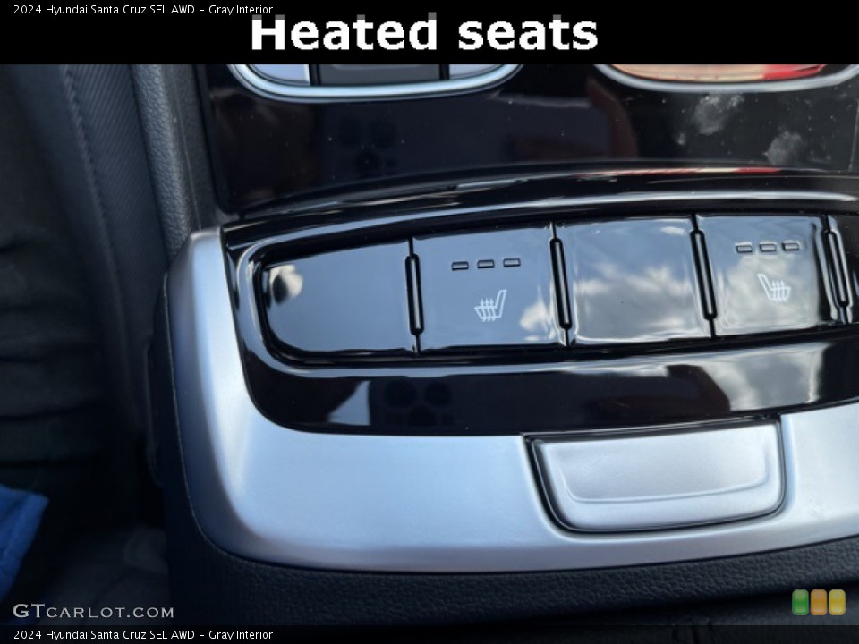 Gray Interior Controls for the 2024 Hyundai Santa Cruz SEL AWD #146318836