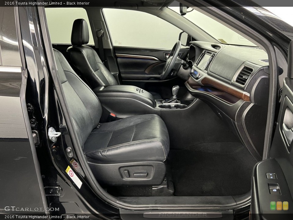 Black Interior Front Seat for the 2016 Toyota Highlander Limited #146318849
